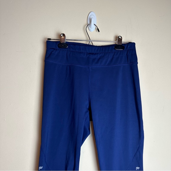 Fabletics Navy Houndstooth UltraCool Reflective 7/8 Leggings Womens Size Medium - Picture 4 of 16